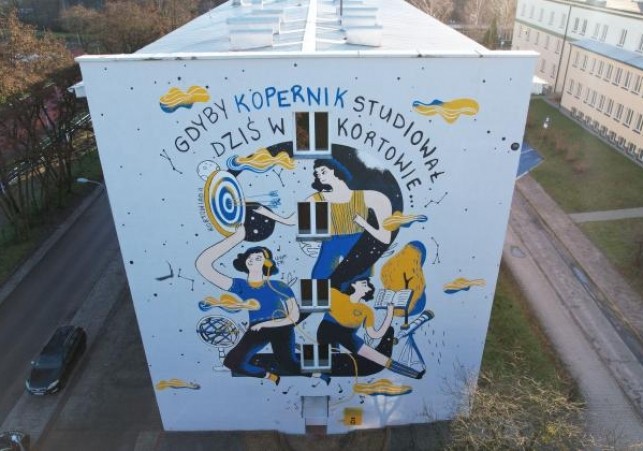 mural kopernik