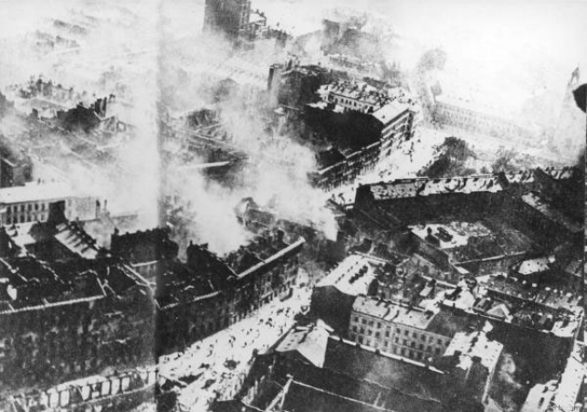 bombardowanie warszawy w 1939