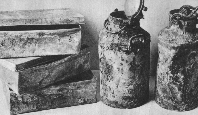 Skrzynki i bańki po mleku Archiwum Ringelbluma