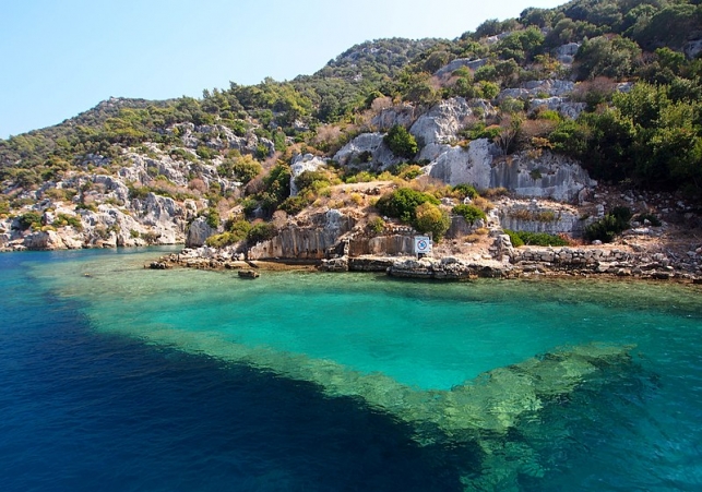 zatopione greckie miasto Kekova